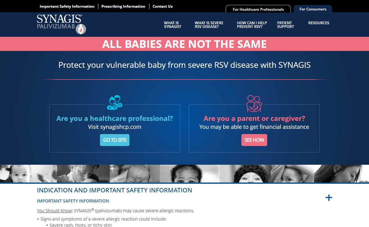 SYNAGIS (palivizumab) | Parent & Caregiver Website