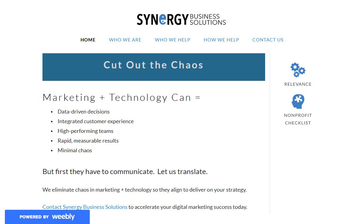 Synergy Business Solutions - Synergy Business Solutions | Marketing technology consulting