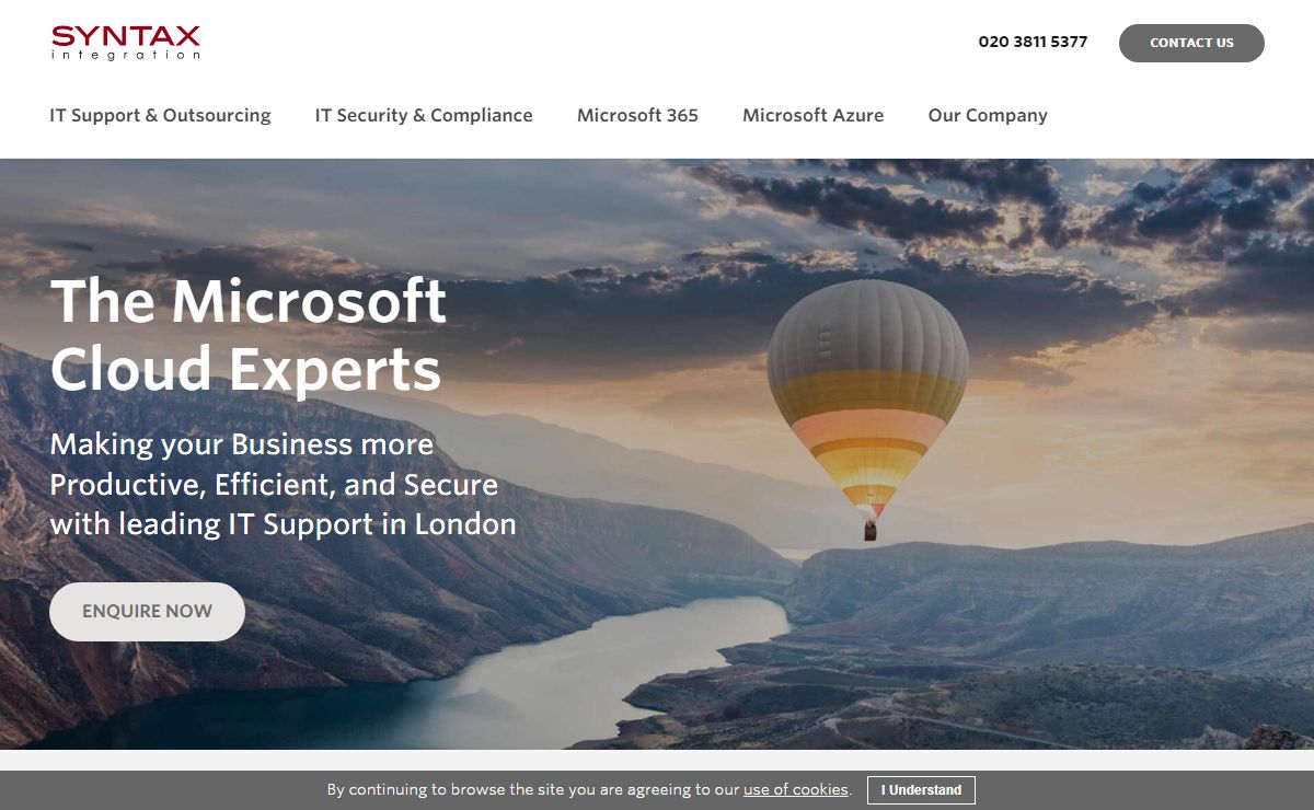 IT Support London from Award-Winning IT Company Syntax