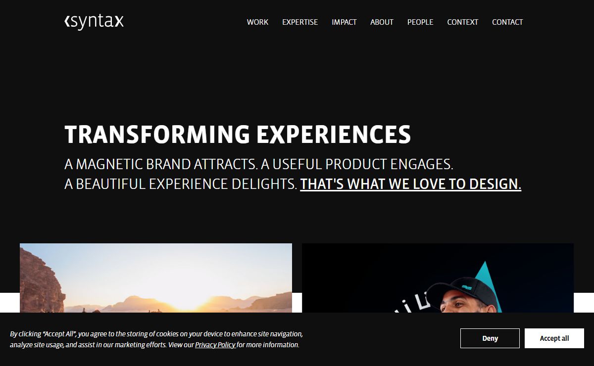 SYNTAX – Transforming Experiences