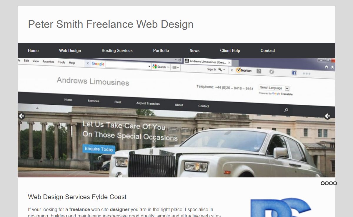 Peter Smith Freelance Web Design