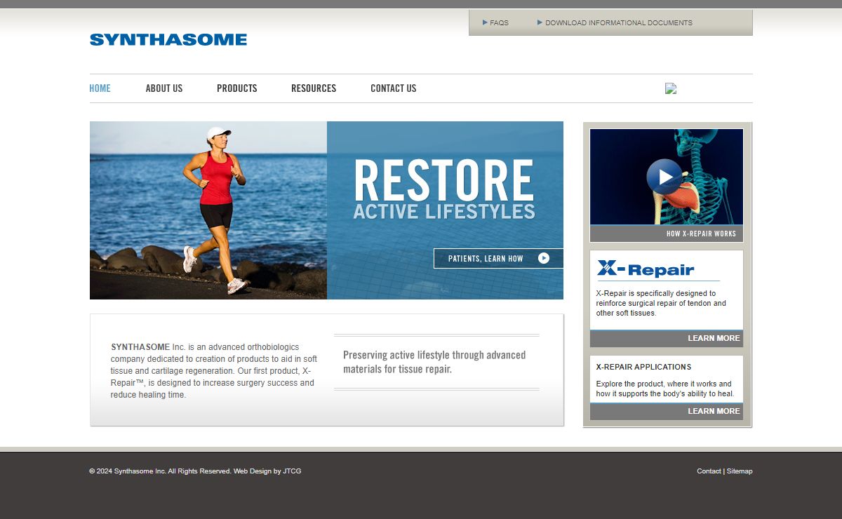 Regenerative Medicine Products Company, Tissue Engineering Products