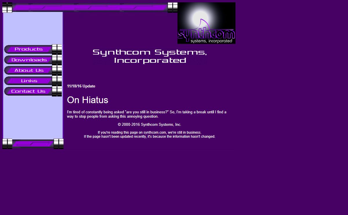 Welcome to Synthcom Systems, Inc.