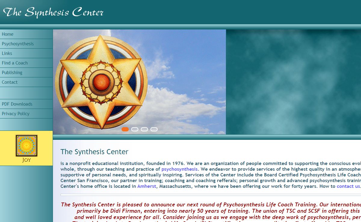 The Synthesis Center, psychosynthesis training