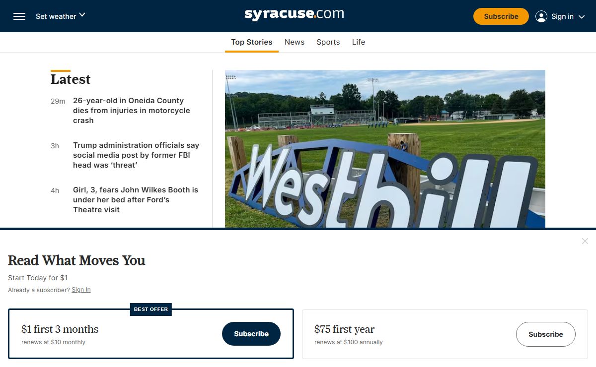 Syracuse NY Local News, Breaking News, Sports & Weather
