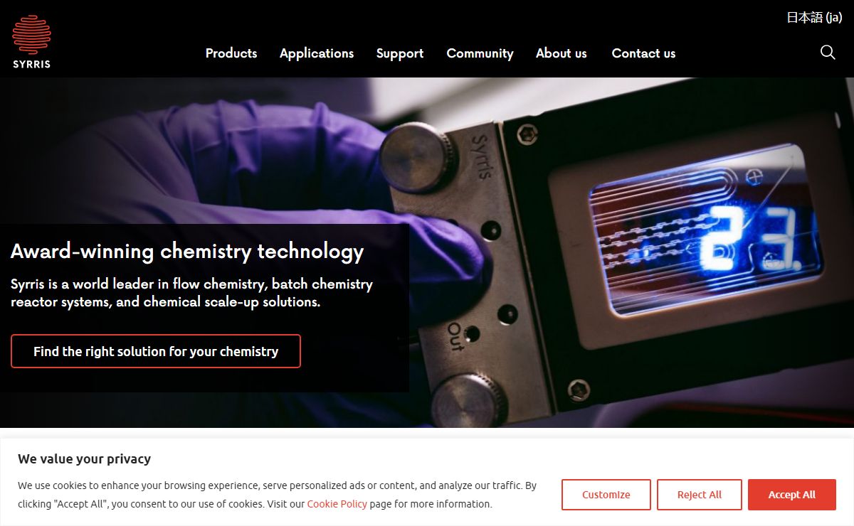 Syrris - Automated Flow & Batch Chemistry Systems