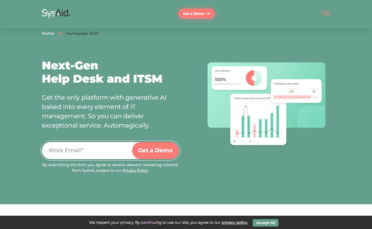 SysAid ITSM Platform: Automate and Elevate Your IT Service Management