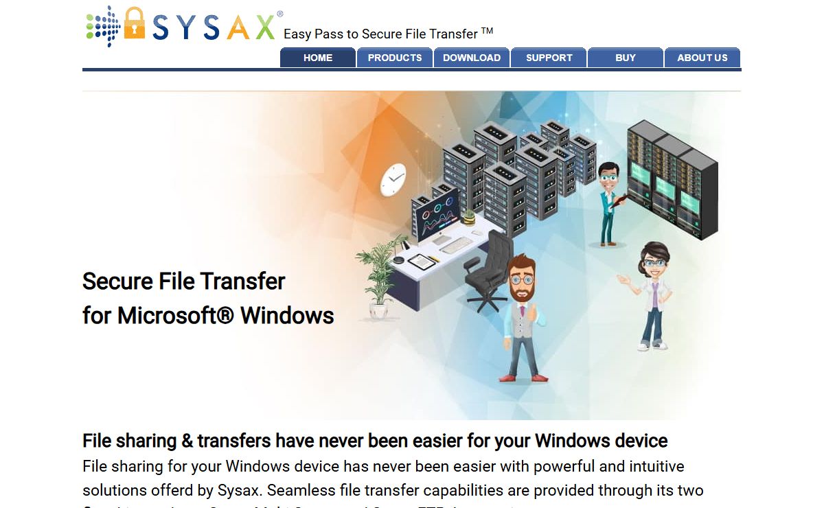 Best SFTP server for Windows - FTP Software Solutions - Sysax