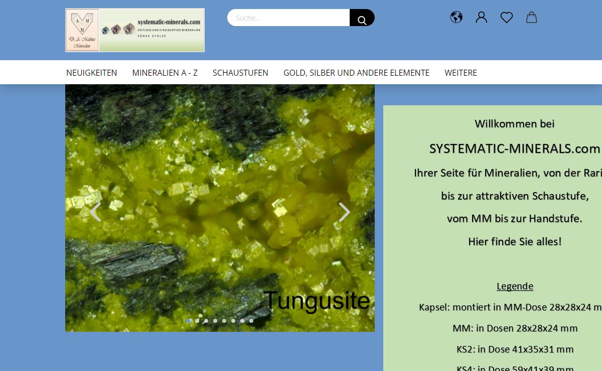 systematic-minerals - systematic-minerals
