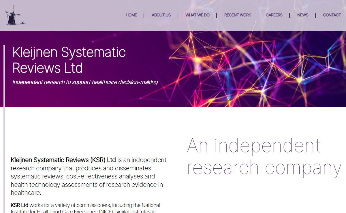 Kleijnen Systematic Reviews