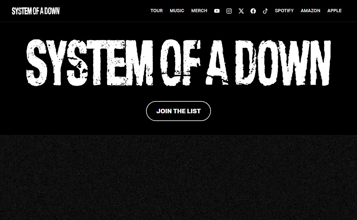 System Of A Down - Official Site