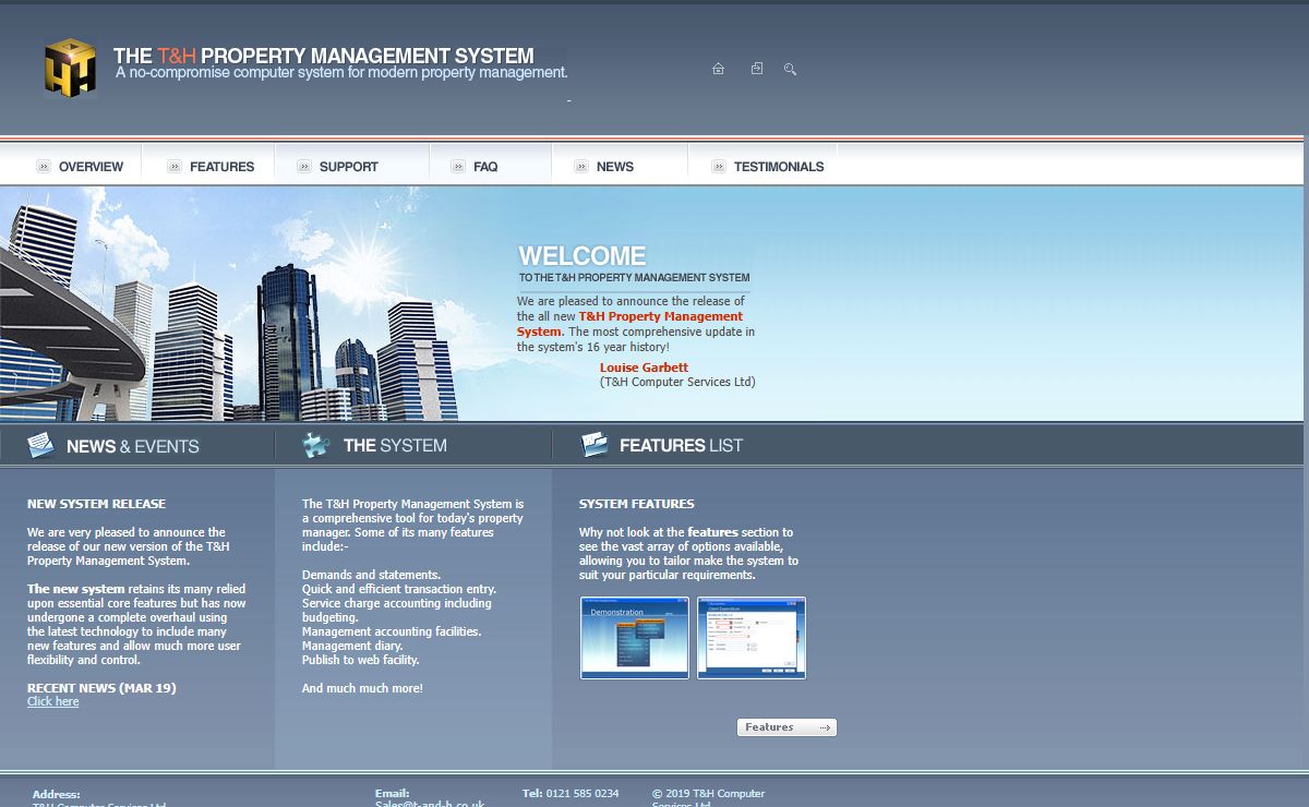 The T&H Property Management System - Property Management Software