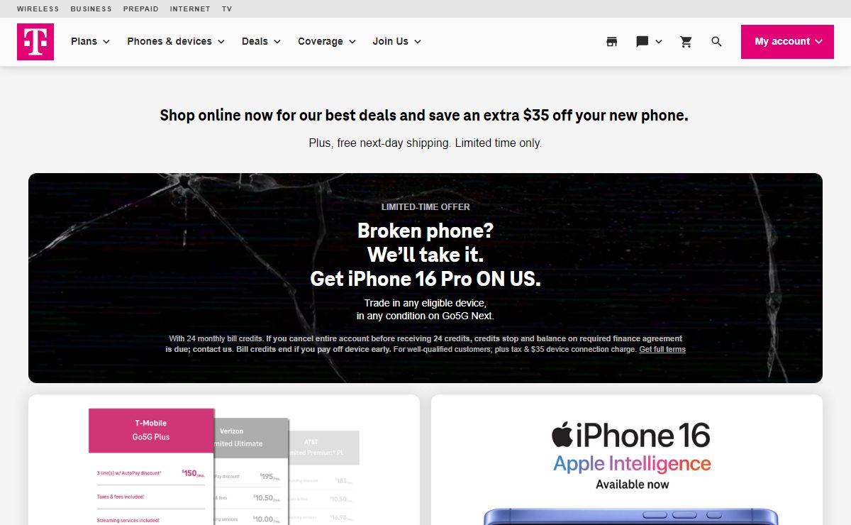 T-Mobile® Official Site: Get Even More Without Paying More