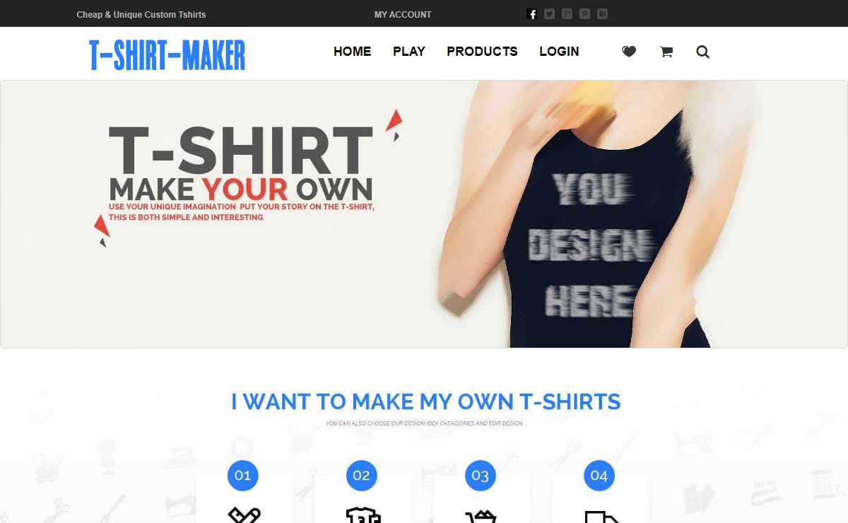 T-Shirt Maker - Cheap Custom T Shirt Design Maker