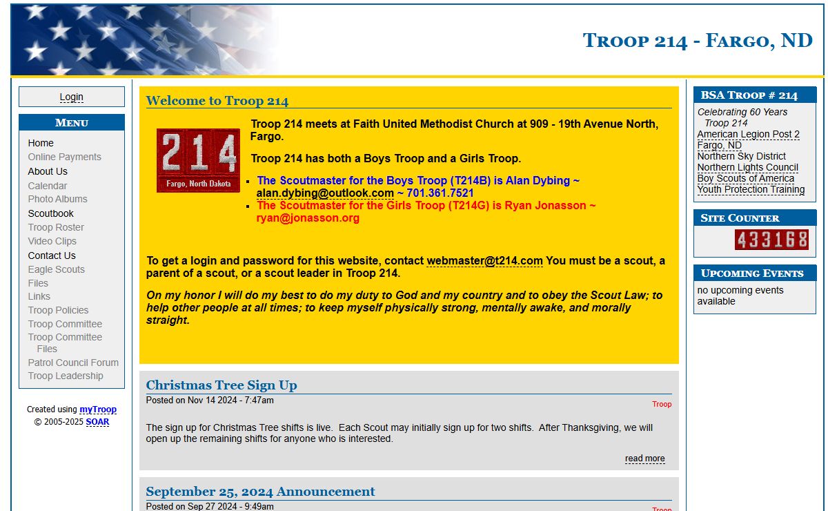 Scouts BSA Troop 214, Fargo ND | Home Page