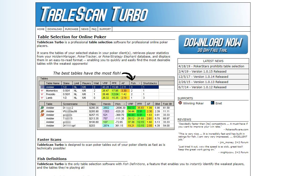 TableScan Turbo
