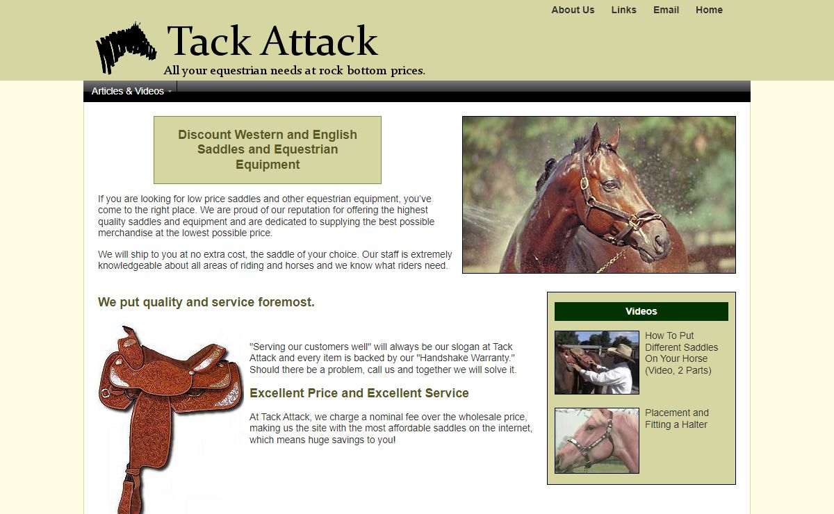 Western and English saddles including other equestrian equipment.