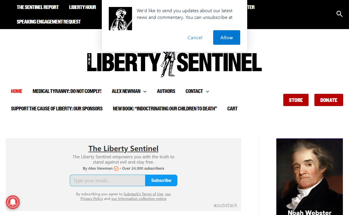 Liberty Sentinel – Freedom is never free
