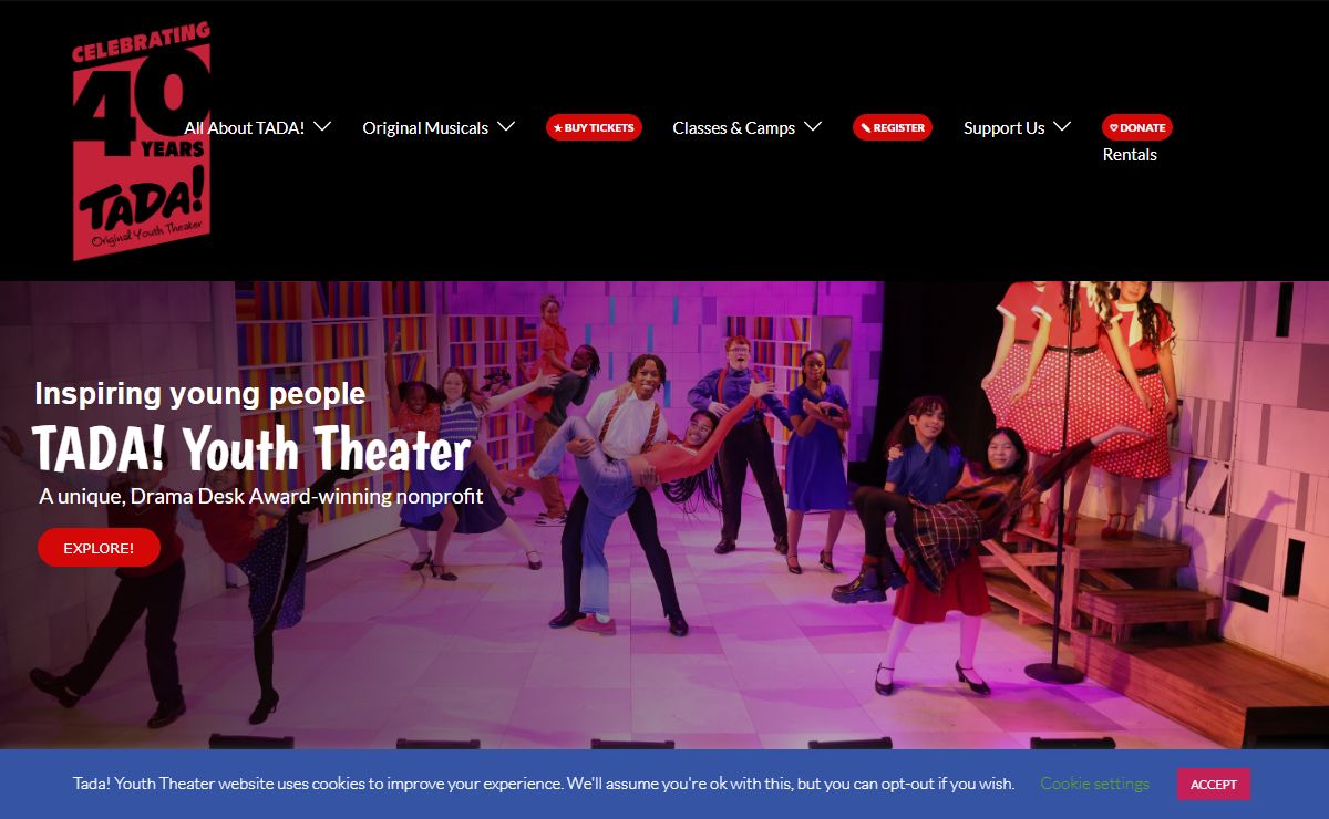 Musical Theater Camps and Classes for Kids |TADA! Youth Theater