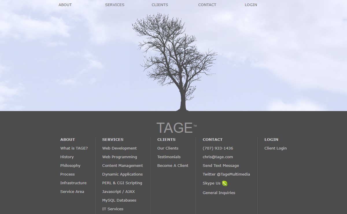 TAGE Multimedia Productions : Web Development & Web Design : Peterborough New Hampshire