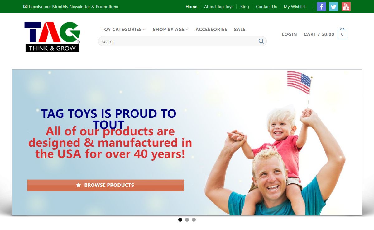Homepage - Tag Toys