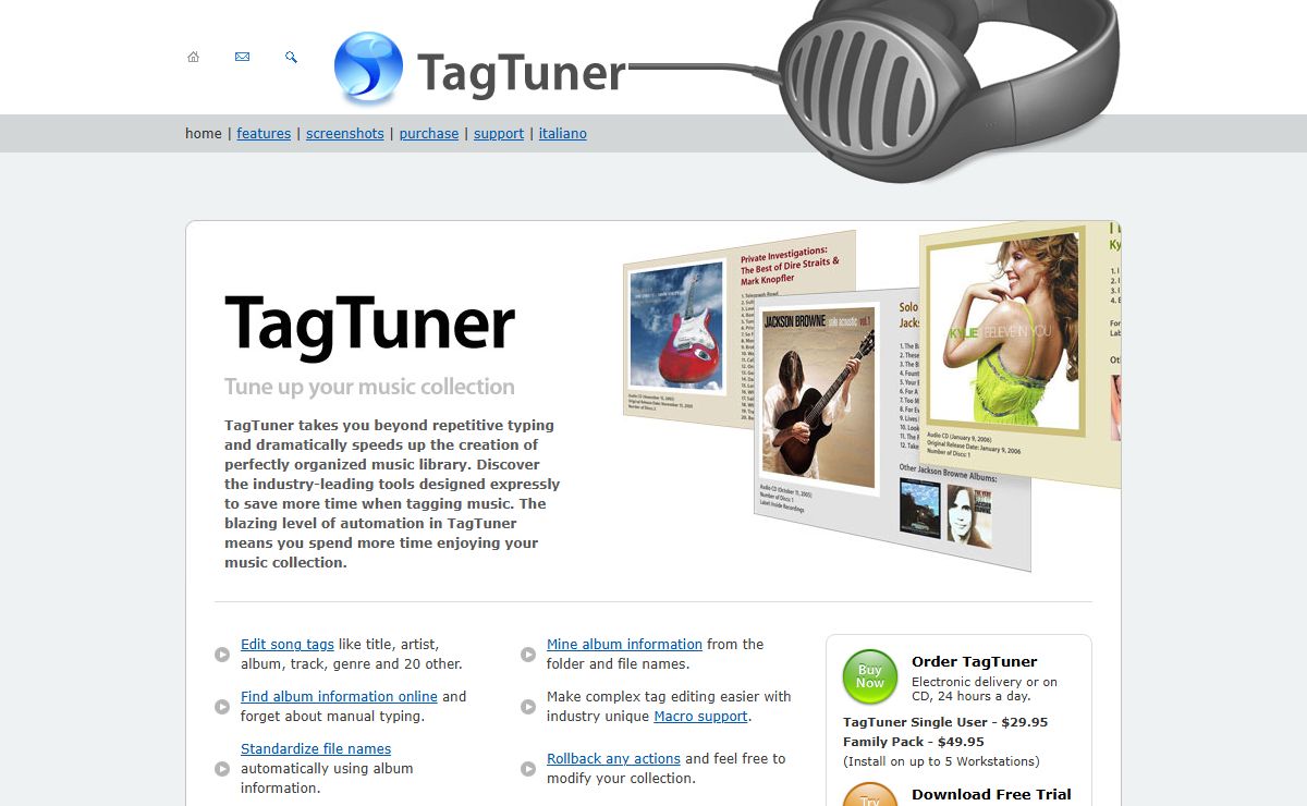 MP3 Tag Editor, Organizer and Renamer. Supports MP3, WMA, OGG, Flac, M4p, M4a ID Tags.