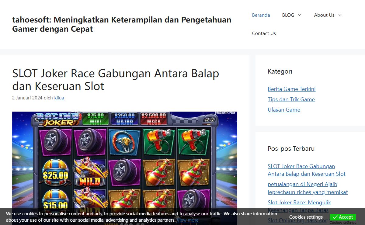 tahoesoft: Meningkatkan Keterampilan dan Pengetahuan Gamer dengan Cepat - Tempat Berkumpulnya Para Gamer
