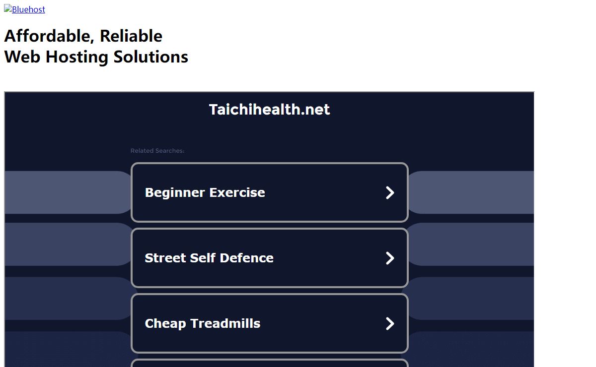 Welcome taichihealth.net - BlueHost.com