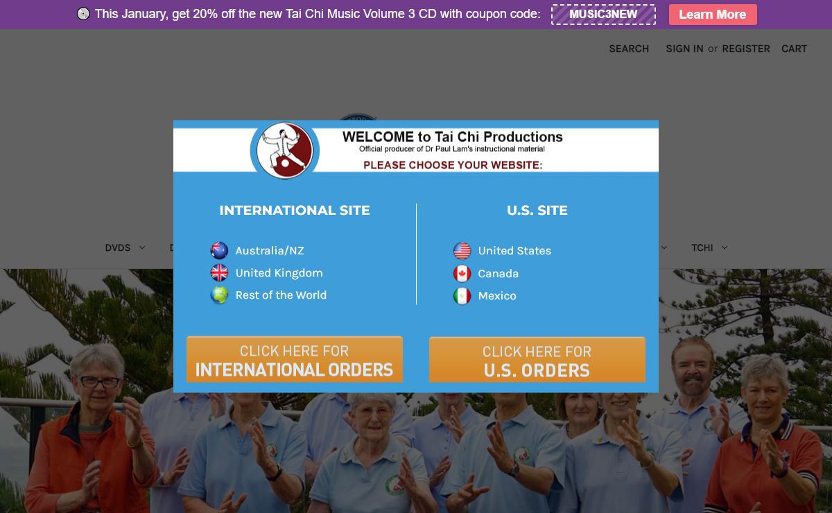 Dr Paul Lam Tai Chi DVDs and Products | Tai Chi Productions