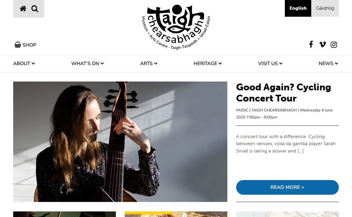 Taigh Chearsabhagh Museum & Arts Centre | Lochmaddy, North Uist