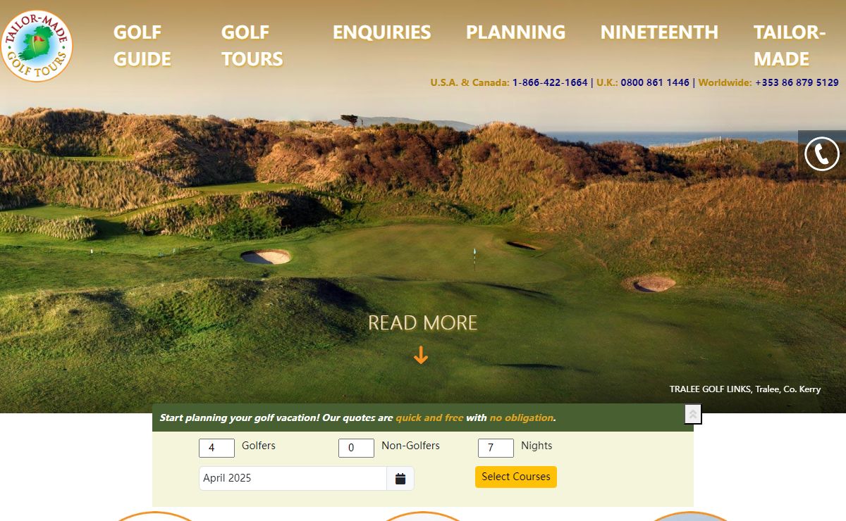 Ireland Golf Vacations & Irish Golf Tours