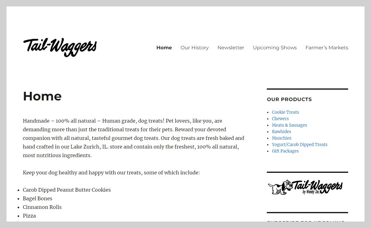 Tailwaggers Treats – Canine Bakery and Boutique