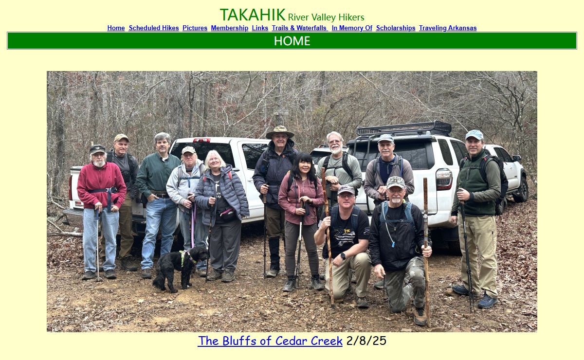 TAKAHIK River Valley Hikers