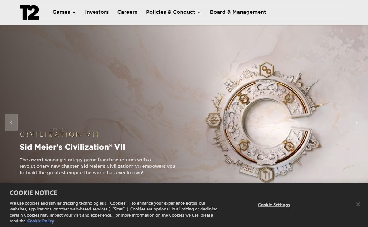 Leading Game Publisher | Take-Two Interactive Software, Inc.