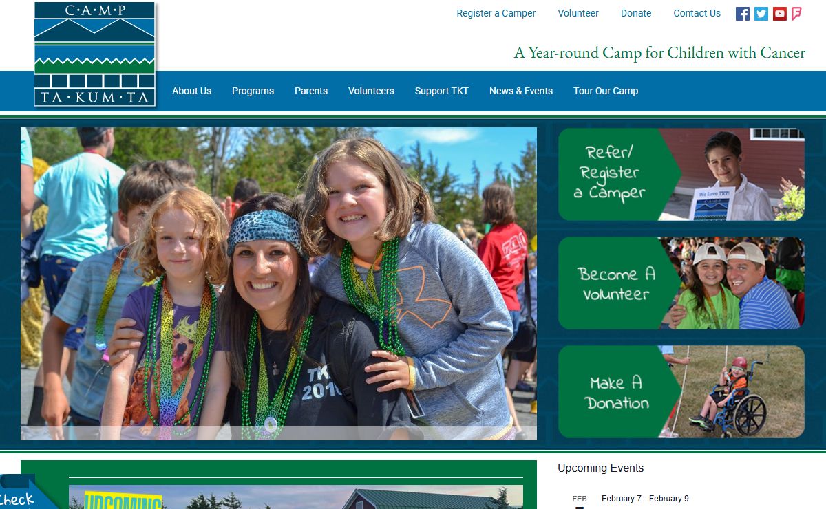 Camp Ta-Kum-Ta | Vermont Cancer Camp for Kids & Families