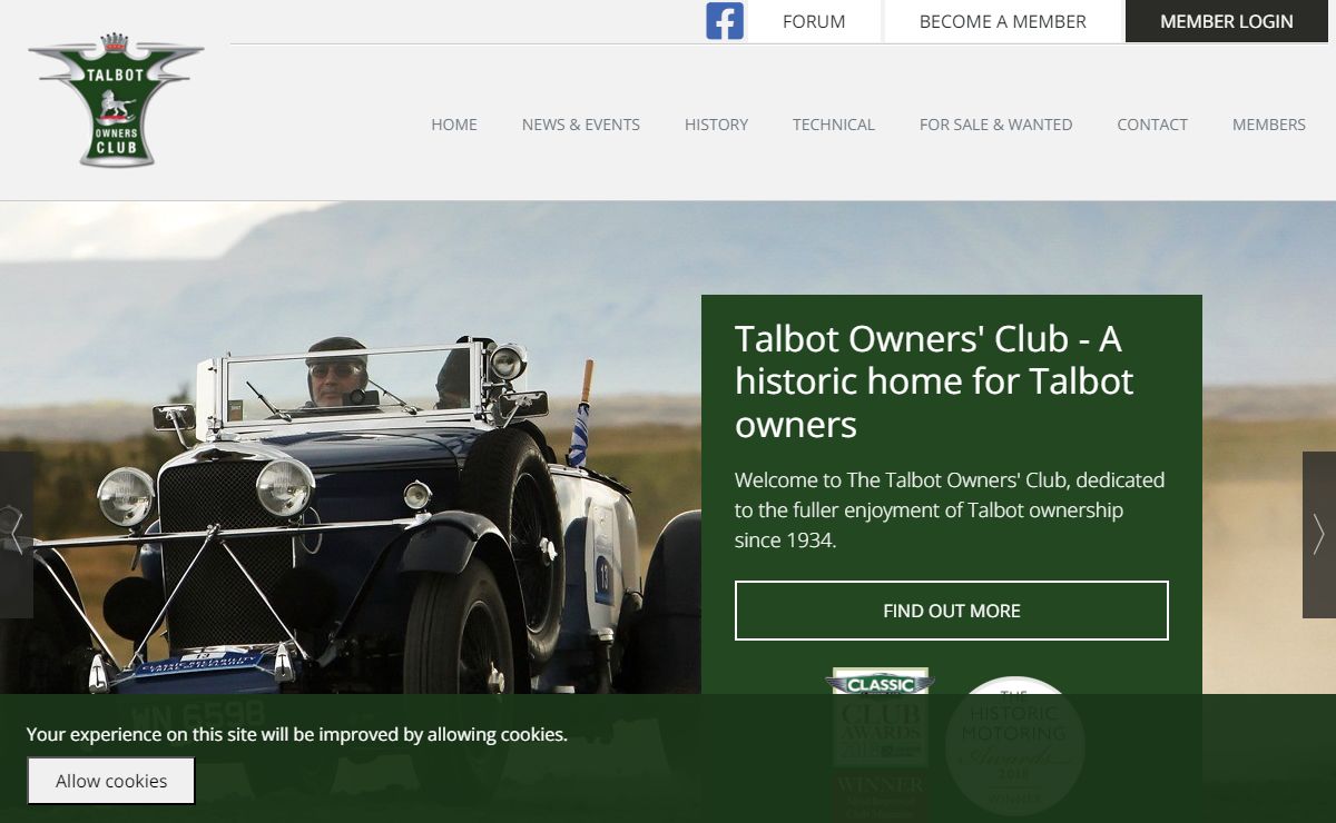 Home | Talbot Owners Club