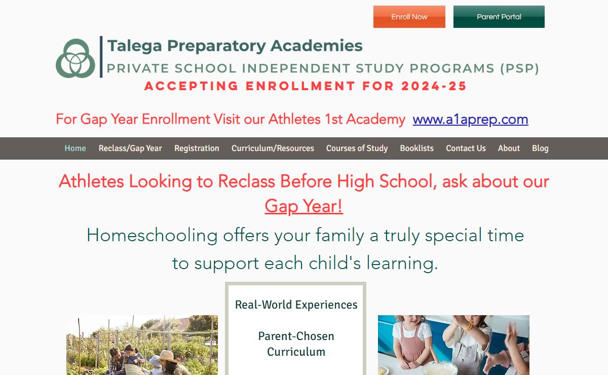 Talega Preparatory Academy Private Independent Homeschool PSP, Reclassify Athletes, California