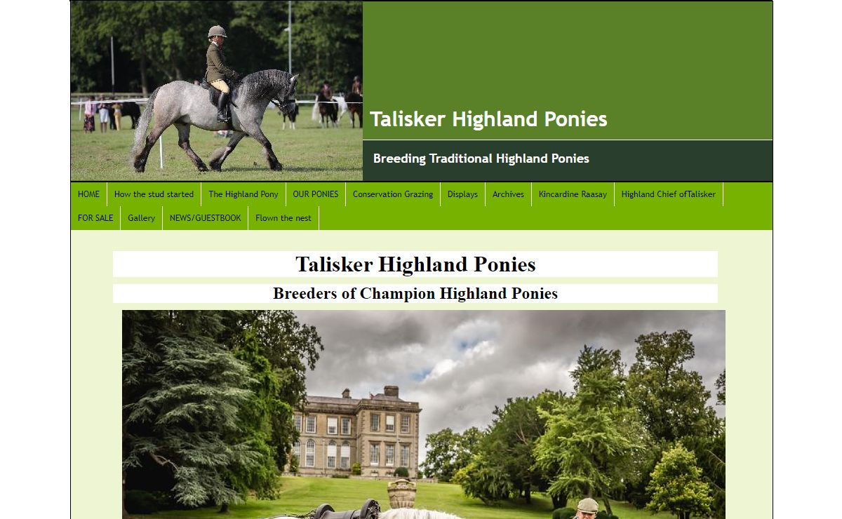 Talisker Highland Ponies
