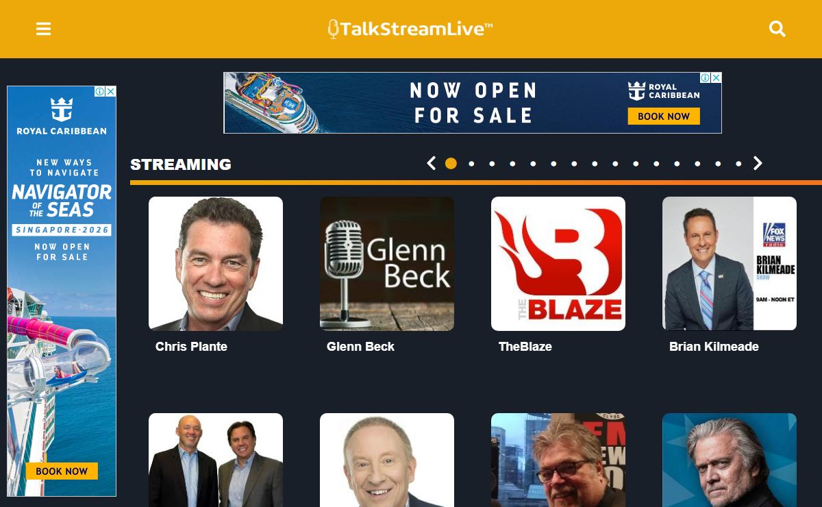 TalkStreamLive Streaming Radio | TalkStreamLive