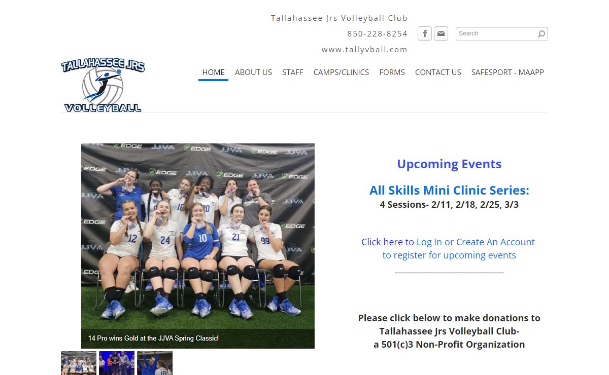 Tallahassee Jrs Volleyball Club - Home