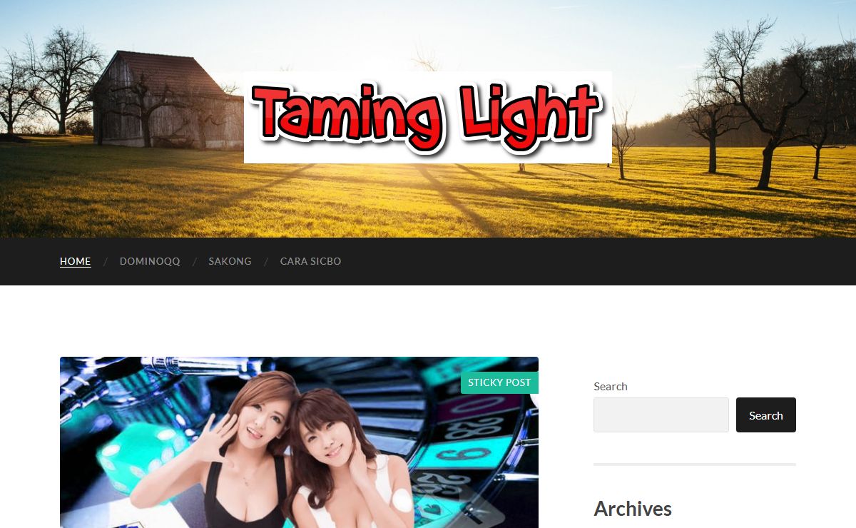 Taming Light - Website Casino Poker Master Judi Domino