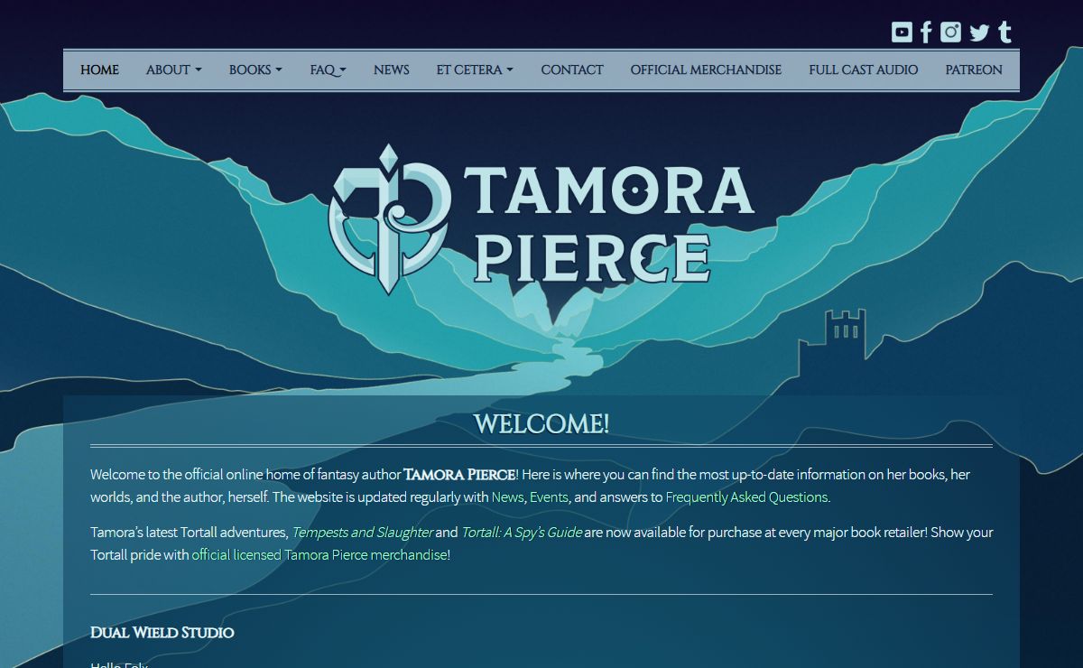 Home - Tamora Pierce