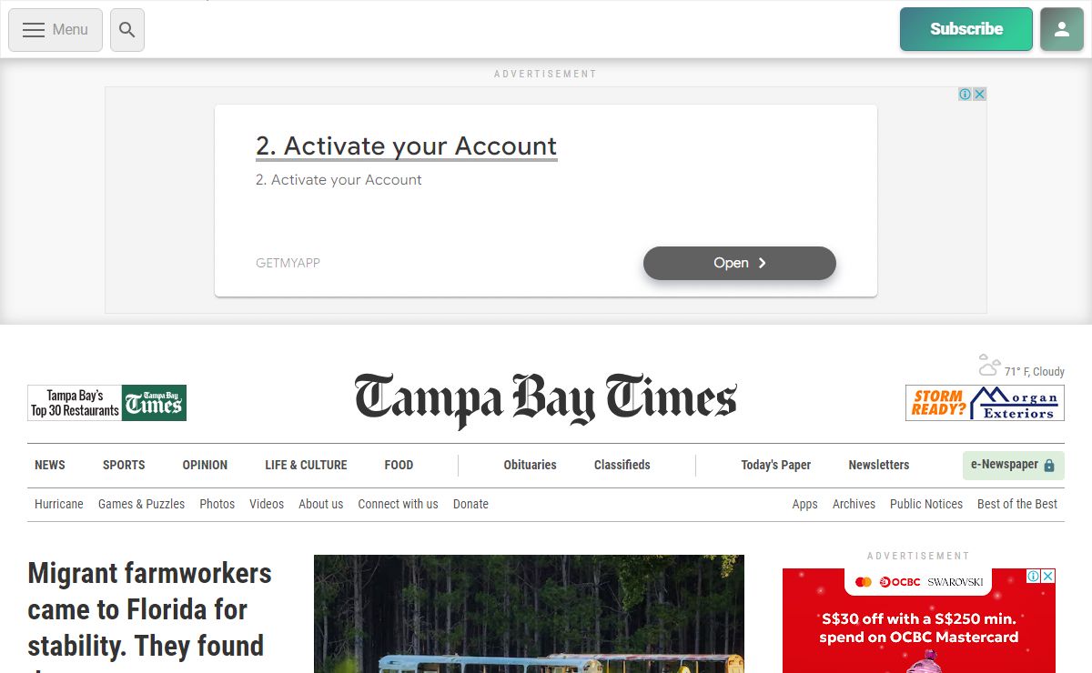 Tampa Bay, Florida news | Tampa Bay Times/St. Pete Times