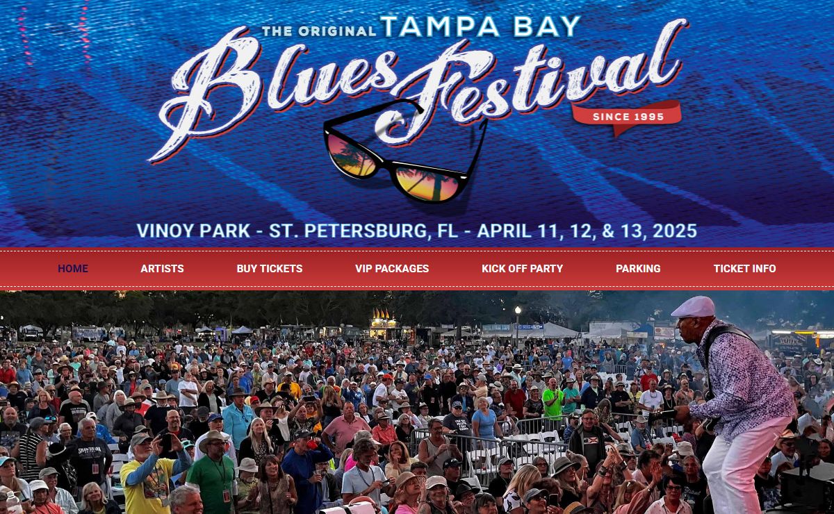 Tampa Florida Concert - Tampa Bay Blues Festival
