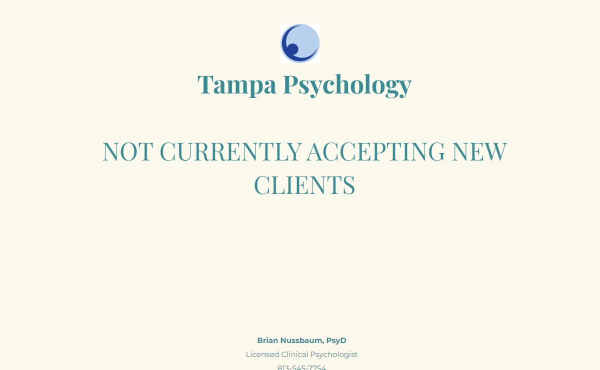 Psychologist | Tampa Psychology | Florida Online Psychologist
