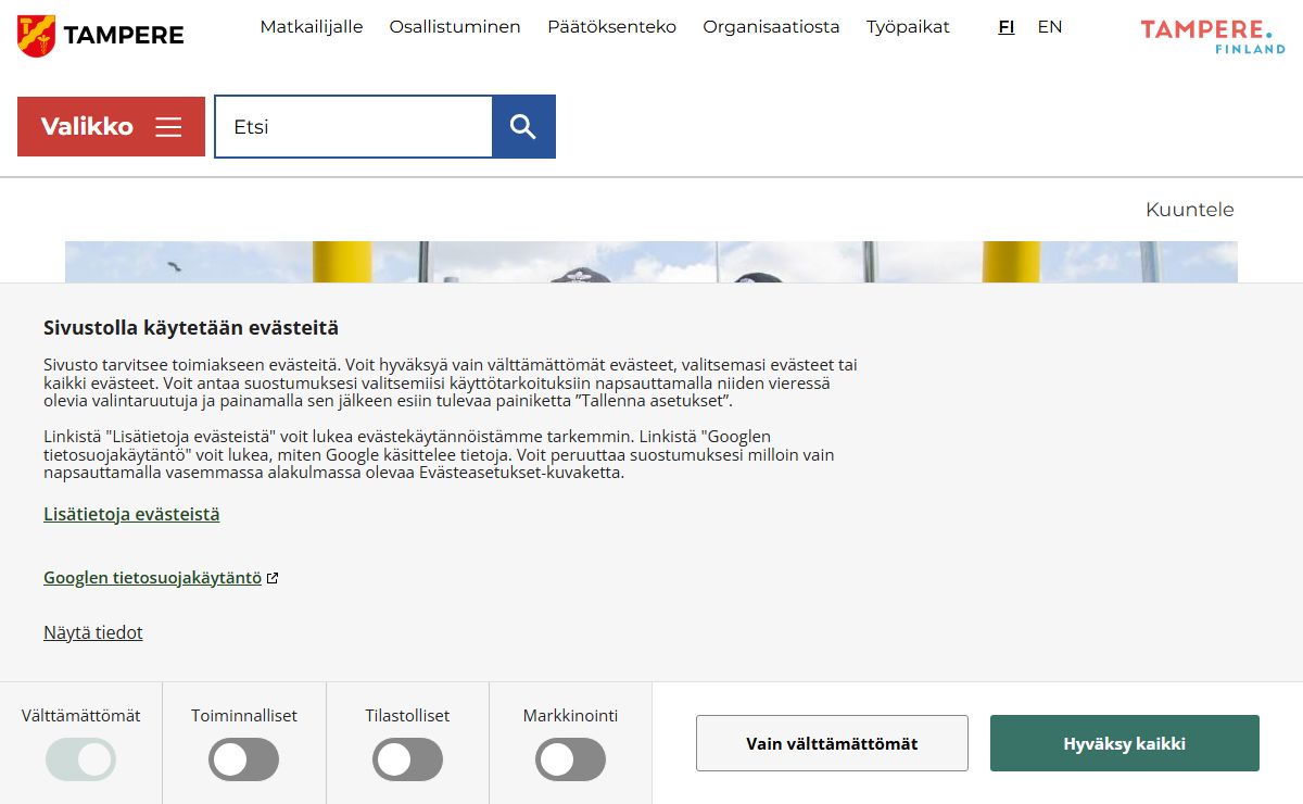 Etusivu [Tampereen kaupunki]