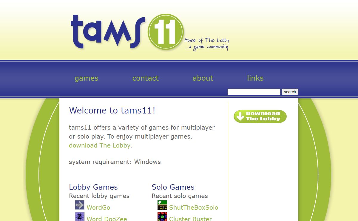 tams11 :: Home of The Lobby ... a Game Community