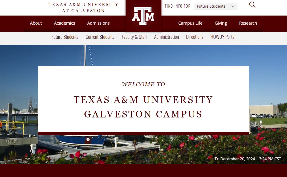Texas A&M University at Galveston - Texas A&M Galveston, TX