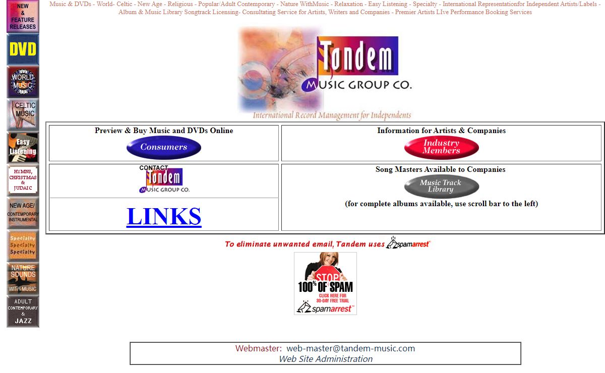 Tandem Music Group - Label - Record Management for Artists