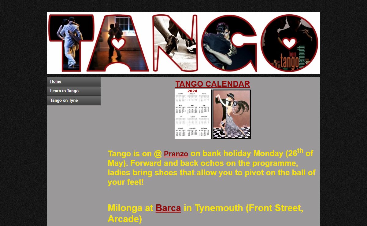 Tango in Newcastle and Tynemouth